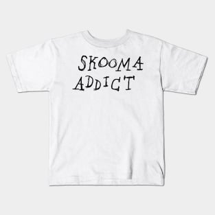 dark and gritty skooma addict Kids T-Shirt